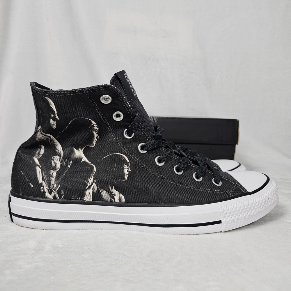 Converse Men Size 11 DC Comics x Chuck Taylor All Star High Justice League Black